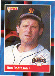 1988 Donruss Baseball Cards    573     Don Robinson